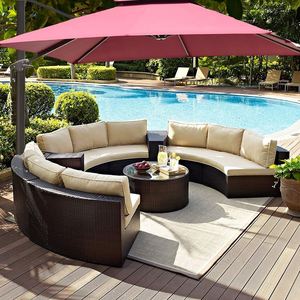Set <span class=keywords><strong>da</strong></span> <span class=keywords><strong>Giardino</strong></span> Moderno, Divano Sezionale Grande per Esterni, Ideale per Hotel e Appartamenti - Product Image 2