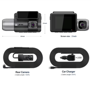 กล้องติดรถยนต์แบบซ่อน 1080P HD เลนส์คู่ สำหรับรถยนต์ Volkswagen กล้องบันทึกภาพ DVR พร้อม WiFi ระบบมองเห็นในเวลากลางคืนแบบ Super Night Vision กล้องหน้า/หลัง รับประกัน 1 ปี - Product Image 6