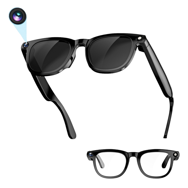 AIMB G1 AI Smart Glasses HD Camera Real-Time Translation Video Voice Recording Sunglasses Touch Button Control 1080P HD Video