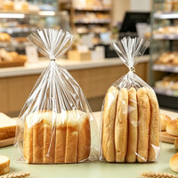Meilleures ventes - Sacs en plastique transparents écologiques pour pain - Sacs d'emballage pour pain imprimés - Sacs à pain réutilisables pour la maison