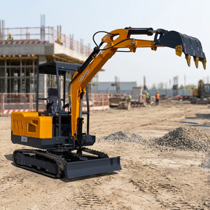 Mini-excavatrice compacte de 3 tonnes, capacité de montée à 30 degrés pour travaux de terrassement en pente et sur versants, couleur personnalisée, service OEM ODM - Product Image 1