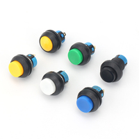 2A 36V impermeabile di Reset di alimentazione senza bloccaggio 12C 12MM di plastica interruttore momentaneo a pulsante 2 Pin IP67/IP65 livello elettronico
