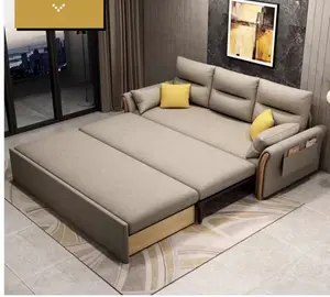 Sofá cama plegable para dormir <span class=keywords><strong>de</strong></span> 3 plazas, sofá cama con almacenamiento para sala <span class=keywords><strong>de</strong></span> estar - Product Image 1