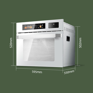 Forno a Vapor Embutido Branco de 60L com Tela Colorida, Forno Combinado a Vapor e Convecção, Aço Inoxidável, Grande Capacidade, Controle por Toque - Product Image 4