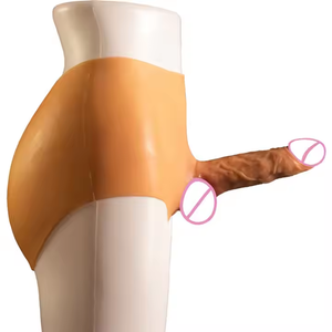 Nuovo Sexy Sexy Sexy con bretelle lesbo Dildo realistico Silicone vibratore biancheria intima morbido per adulti giocattoli sessuali progettati per le donne - Product Image 6