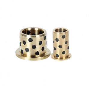 Casquillo autolubricante de grafito con brida DIN9834 NM para máquina de estampado OEM - Product Image 1