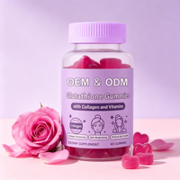 Gummies aux fruits mélangés (framboise, cassis, citron, ananas, myrtille) et au glutathion