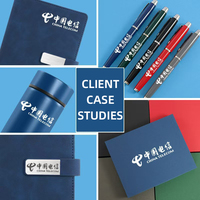 Ensemble cadeau de bloc-notes A5 et stylo avec logo personnalisé en vrac, cadeaux promotionnels bon marché, articles cadeaux marketing pour les cadeaux de salon professionnel
