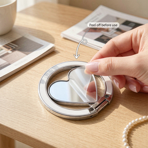 New Wholesale Magnetic <b>Ring</b> <b>Holder</b> Blanks 270° Rotatable Foldable <b>Phone</b> Grip Stand 5 Cute Shapes for Sublimation DIY Custom Gift - Product Image 5