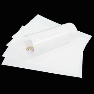 YESION Film thermorétractable feuilles de plastique papier d'art rétractable imprimable feuilles de Film rétractable couleur blanche pour enfants boucle d'oreille artisanale créative - Product Image 3