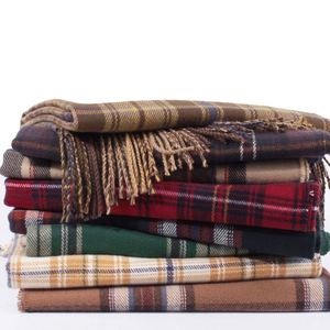 Nuevos Chales y Bufandas de Cachemira y Algodón Grueso Personalizados para Otoño e Invierno para Mujer, Elegantes - Product Image 1