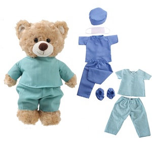 A buon mercato all'ingrosso di sublimazione peluche teddy bear t shirt con il MARCHIO personalizzato I love you farcito molle del giocattolo della peluche bianco teddy orso - Product Image 2