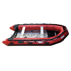 Nouvelles arrivées 330cm PVC Hypalon Bateau <span class=keywords><strong>de</strong></span> pêche gonflable Plancher en aluminium Dériveur pour 4 personnes - Product Image 1