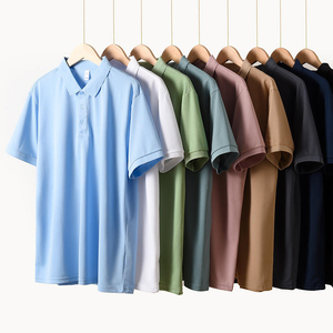 Polo à manches courtes uni blanc pour homme, 100% coton, respirant, tricoté, coupe classique, logo personnalisé, vêtements uniformes - Product Image 2