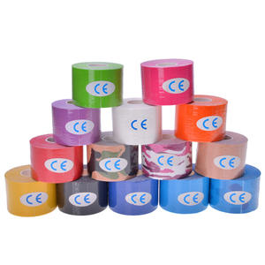 Cinta de kinesiología JRT de 5 cm x 5 m, de algodón transpirable y elástica, para soporte muscular y recuperación deportiva. - Product Image 3