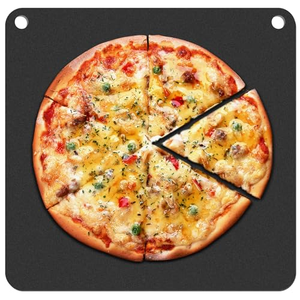 Plaque en acier au carbone pour pizza, plaque de cuisson carrée en acier pour four, pour la cuisson artisanale de pizzas et de pains - Product Image 1