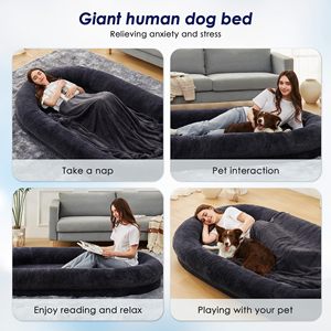 Venta al por mayor cama de <span class=keywords><strong>perro</strong></span> humano, sala de estar lotes grandes, dormitorio tatami super <span class=keywords><strong>grande</strong></span> gigante PUF 10 pies sofá cama sillas - Product Image 6