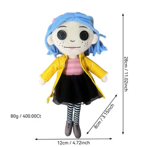 Nuevo Peluche <span class=keywords><strong>de</strong></span> Coraline Squid <span class=keywords><strong>de</strong></span> la Película <span class=keywords><strong>Mom</strong></span>-Ghost, Muñeco <span class=keywords><strong>de</strong></span> Peluche <span class=keywords><strong>de</strong></span> Algodón PP, Regalo <span class=keywords><strong>de</strong></span> Anime para Halloween - Product Image 2