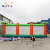 WINSUN Château Gonflable Trampoline d'Amusement - Matériau PVC Certifié CE Couleur Personnalisable Ignifuge Imperméable Facile à Installer