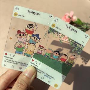 ऐक्रेलिक पारदर्शी कार्ड कस्टम कार्ड रंगीन स्टार समर्थन टिकट स्टब दो आयामी पारदर्शी कार्ड - Product Image 2