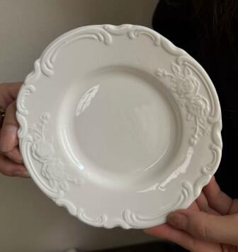 White 6inch plate