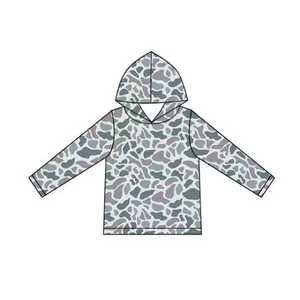 Preorder Adult <strong>Men</strong> Wholesale Fall <strong>Dark</strong> <strong>Grey</strong> Camouflage Camo Hunting Clothes Boutique Long Sleeve Hoodie Hooded Tee <strong>Shirts</strong> Tops - Product Image 6