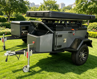 Caravane de voyage pour le camping en plein air, remorque de camping-car, camping-car tout-terrain, remorque de camping extérieure