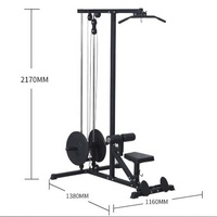 Machine de traction Lat exercices de traction Lat et rangée basse