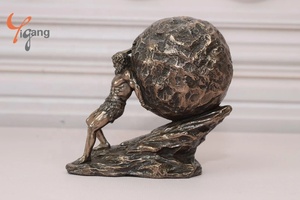ประติมากรรม <span class=keywords><strong>sisyphus</strong></span> ทองเหลืองทองแดงออกแบบตามสั่งธีมกีฬา megalithic เหนือกาลเวลาสำหรับการแสดงกลางแจ้งและในร่ม - Product Image 4