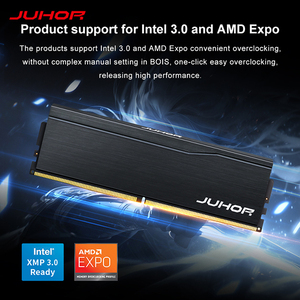 JUHOR 16GB DDR5 6000MHz Módulo <span class=keywords><strong>RAM</strong></span> Bajo voltaje 1,3 V Eficiencia energética para <span class=keywords><strong>PC</strong></span> Codificación AIO Desktop Builds ECC Stock disponible - Product Image 6