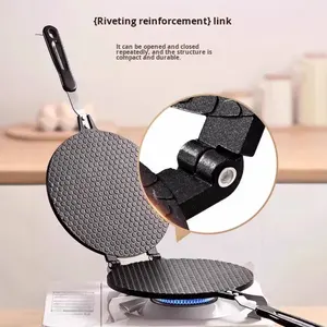 Nuevo molde de rollo de huevo doméstico sostenible de Metal moderno, fabricante de rollo de huevo antiadherente, molde de cono de helado, molde para hornear pasteles y galletas - Product Image 2