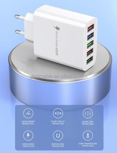 5USB Plug Charger Wall <b>Socket</b> Adapter Type C 5v/2.4A Quick Charging Multi-Ports Power Adapter <b>USB</b> Wall Charger - Product Image 5