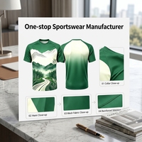T-shirt de course à manches courtes 100 % polyester à séchage rapide, impression par sublimation intégrale personnalisée OEM, design imprimé sur toute la surface