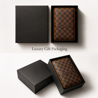 Étui de Voyage de Luxe pour Cigares en Cuir Véritable Fait Main, Humidor Portable Doublé de Bois de Cèdre Espagnol avec Fermeture Éclair, Coffret pour 4 Cigares