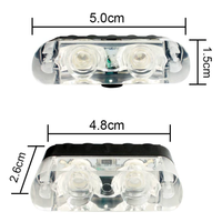 Nouvelle télécommande sans fil 12V/24V IP65 étanche LED Feux de signalisation avant de pont Grille Feux de jour