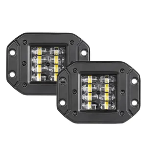 2019 China Manufacturers Direct New Car Lights 16W Square Work Driving Light Ute Boat Led Light Pods