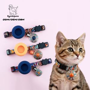 ปลอกคอ<span class=keywords><strong>แมว</strong></span>แบบถอดได้พร้อมกระดิ่งลายโบโฮ OEM ODM แบบกำหนดเองได้ ปลอกคอ<span class=keywords><strong>แมว</strong></span><span class=keywords><strong>น่า</strong></span><span class=keywords><strong>รัก</strong></span>ลายโบโฮพร้อมเคสใส่ Airtag - Product Image 2