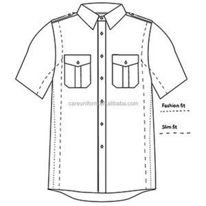 Short Long Sleeve Homens Mulheres Ombro Dragonas Camisas Brancas + Calças Pretas Custom Airline Piloto Camisa Conjunto Uniforme - Product Image 6