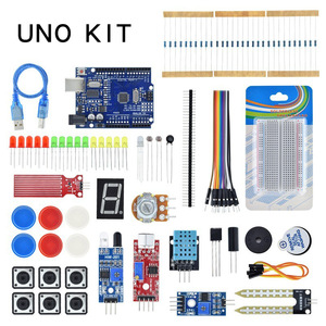 Kit de inicio electrónico DIY para placa de circuito <span class=keywords><strong>UNO</strong></span> electrónica 12 en 1 codificación de ingeniería programable educación - Product Image 2