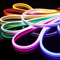 Bande lumineuse LED néon flexible en silicone, profil de diffuseur tubulaire découpable, indice de protection IP67, pour affichage de lettres publicitaires