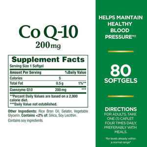ผลิตภัณฑ์เสริมอาหาร CoQ-10 Q10สนับสนุนสุขภาพหัวใจและหลอดเลือด200มก. สำหรับการสนับสนุนสุขภาพหัวใจ - Product Image 2