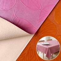 Cuir synthétique PVC à motif gaufré pour nappes, vente en gros d'usine, rouleau de cuir PVC