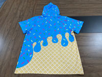 Ensemble de maillots personnalisés à manches courtes pour jeunes, motif goutte de crème glacée, pour activités de plein air, baseball, softball et entraînement