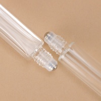 Flacon roll-on en verre de 10 ml avec bouchon en bois, formes ronde et carrée au choix, flacon roll-on vide personnalisé pour parfum et huile essentielle
