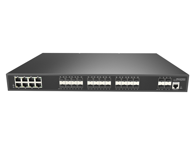 OEM ODM China Manufacturer Wholesaler Price Managed Switches 24 Ports SFP L3 POE Management Ethernet Fiber Switch