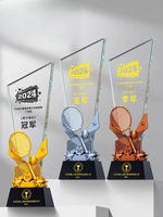 Medalla DE TENIS creativa personalizada, trofeo de plástico y metal para competición deportiva en el campus, Premio Team Champion