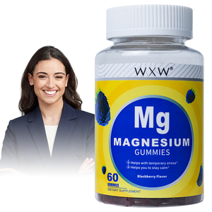 Gomitas de magnesio personalizables al por mayor apoyo para la salud del corazón y el sueño suplementos de hierbas caramelos de goma - Product Image 1