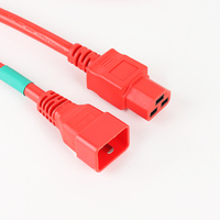 Cordon d'extension pour appareils électroménagers IEC JPC-017 C20 vers C21, haute qualité, vente chaude, avec conducteur 100 % cuivre homologué IP65
