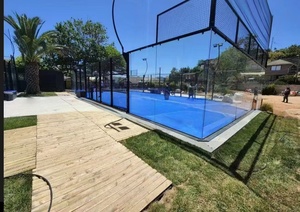 Gran <span class=keywords><strong>Descuento</strong></span> en Pista de Pádel Panorámica, Apta para Interiores y Exteriores, Pista de Super Paddle Tennis con Buena Visibilidad - Product Image 4