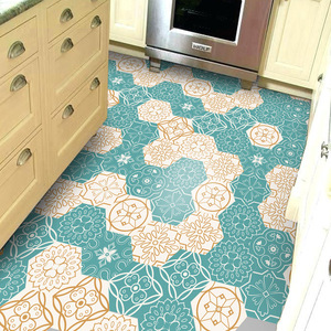 <span class=keywords><strong>Carrelage</strong></span> de sol en <span class=keywords><strong>vinyle</strong></span> <span class=keywords><strong>hexagonal</strong></span> uni en PVC imperméable, antidérapant, écologique et résistant à l'usure pour cuisines, ateliers et hôtels - Product Image 5